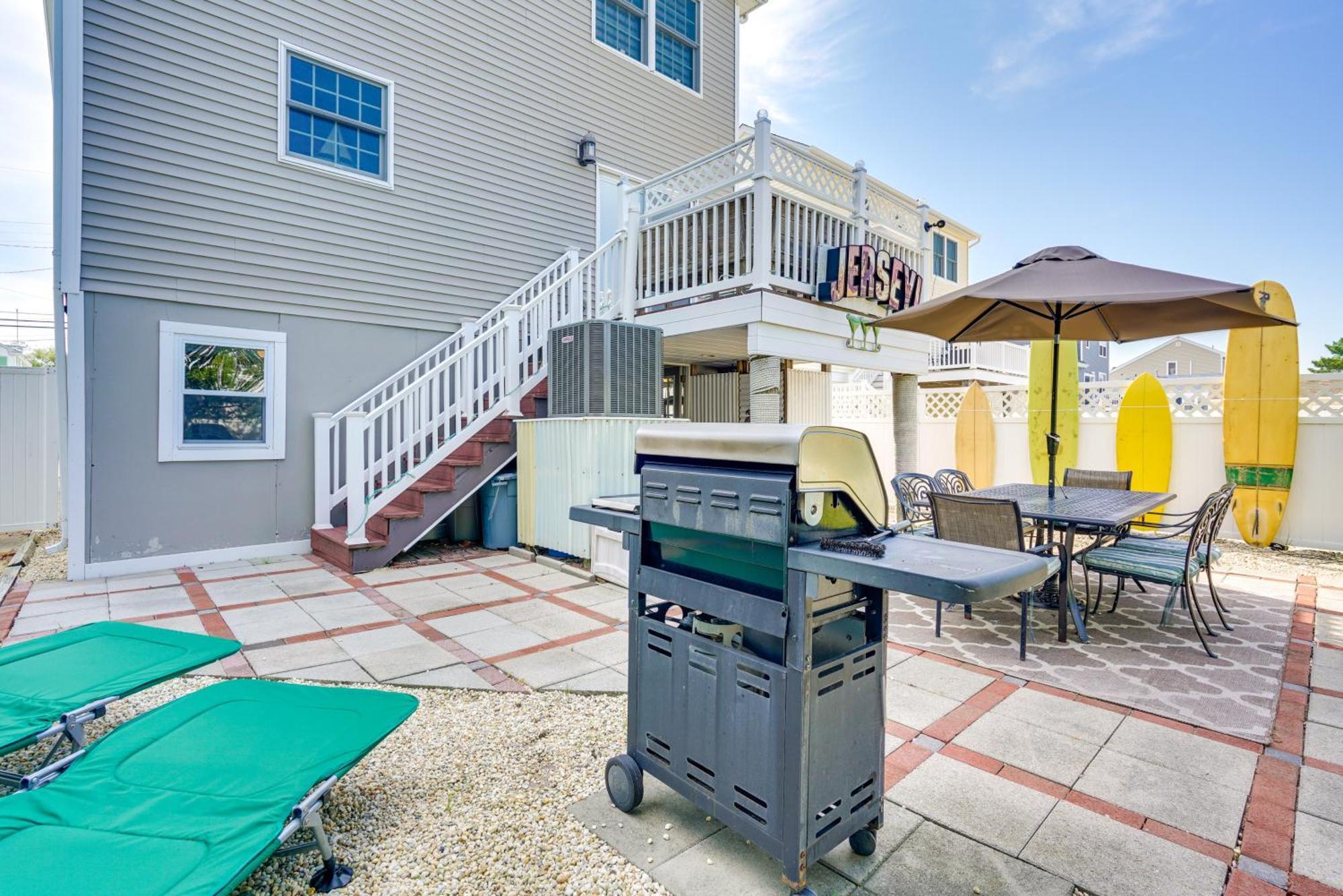 New Jersey Home - Deck, Grill And Walkable To Beach! Ship Bottom Exterior photo